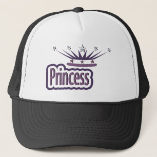 Purple Princess Crown Trucker Hat