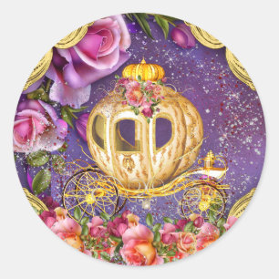 Purple Princess Stickers