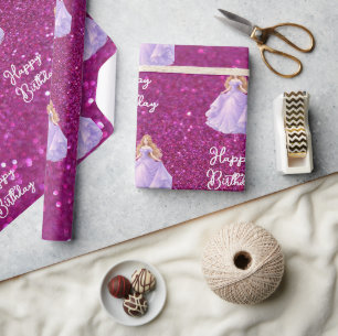 Purple Princess  Wrapping Paper