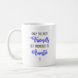 Purple Promoted to Auntie Mug