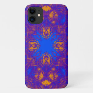 Purple psychedelic pattern iPhone 11 case