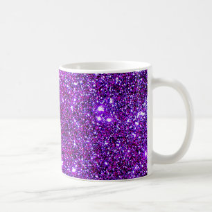 Purple Purple Sparkle Optical Illusion Art Coffee Mug