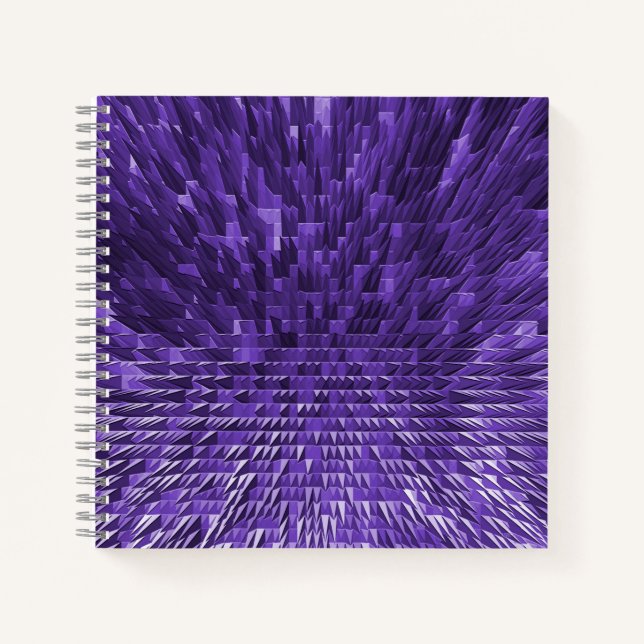 Purple Pyramid City...... Notebook (Front)