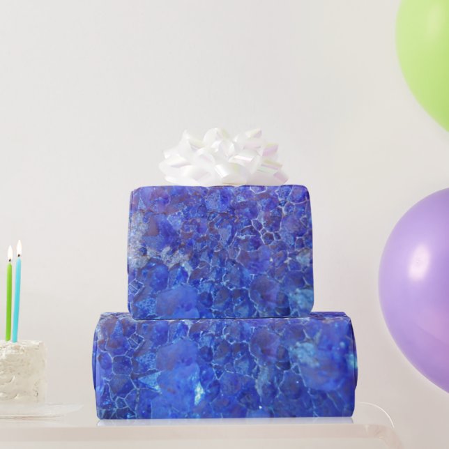 Purple Quartz / Geode Rock Wrapping Paper (Party Gifts)