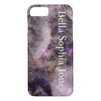 Purple Quartz -monogrammed