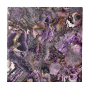 Purple quartz tile