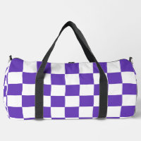 Purple Racing Chequered Flag Display Customisable