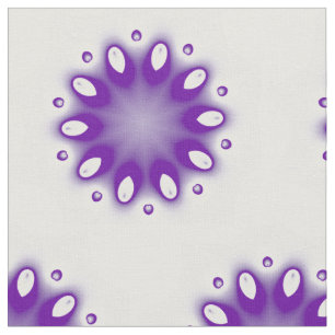 Purple Rain Drops Fabric
