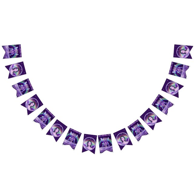 Purple rain Fairy Bunting (All)