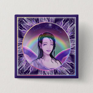 Purple Rain fairy Button