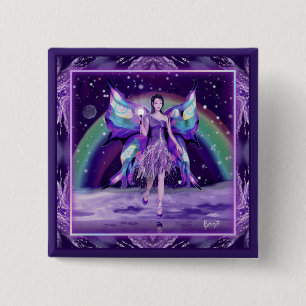 Purple Rain fairy Button
