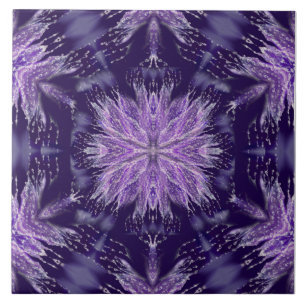 Purple rain Fairy Ceramic Tile