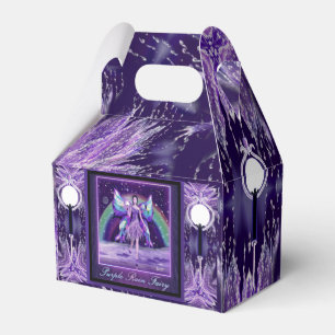 Purple rain fairy favour box
