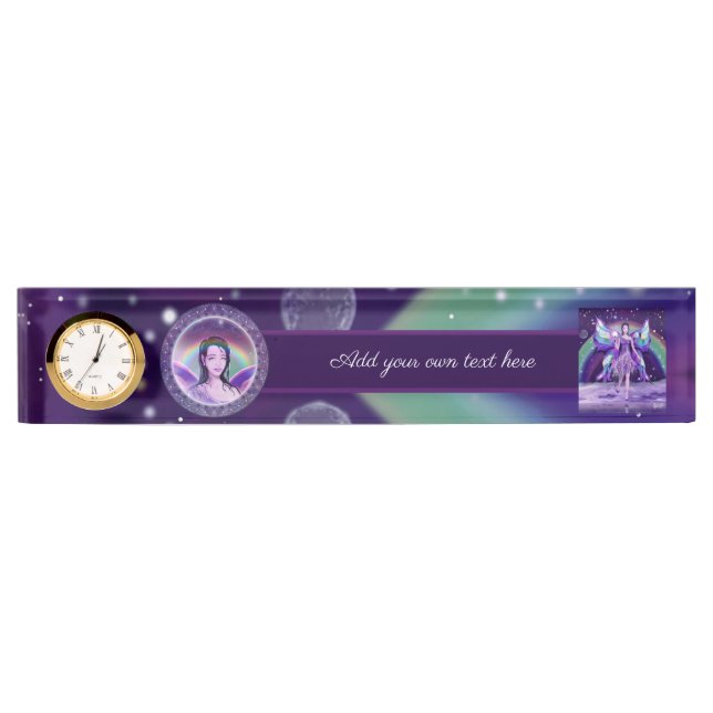 purple rain fairy nameplate (Front)