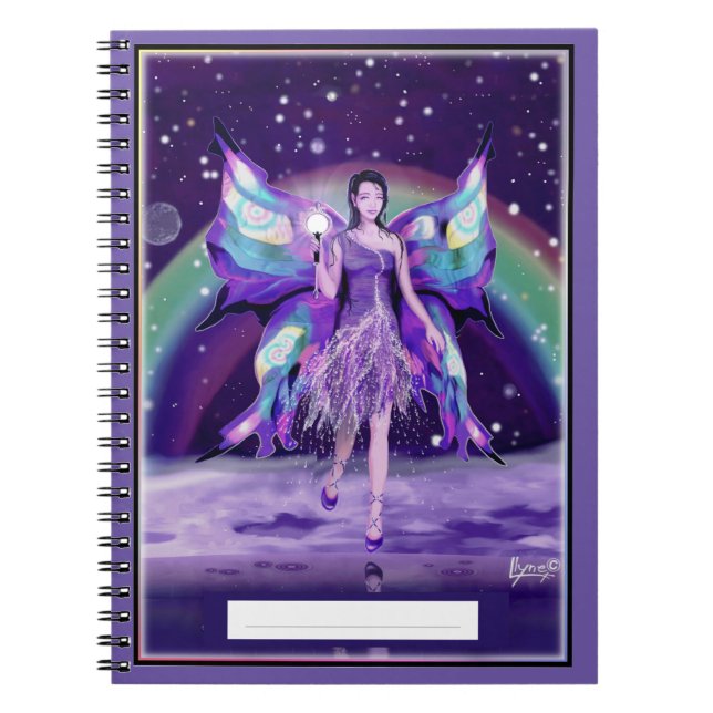 Purple Rain fairy Notebook (Front)