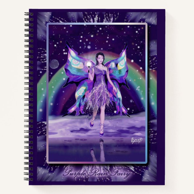 Purple Rain fairy Notebook (Front)