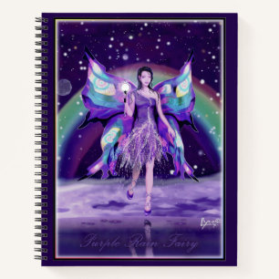 Purple Rain fairy Notebook