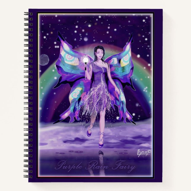 Purple Rain fairy Notebook (Front)