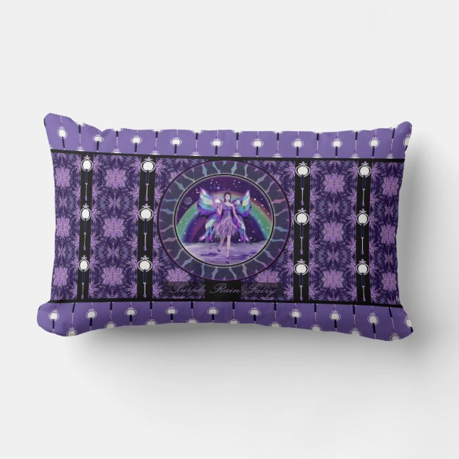 Purple Rain fairy Pillow Case (Front)
