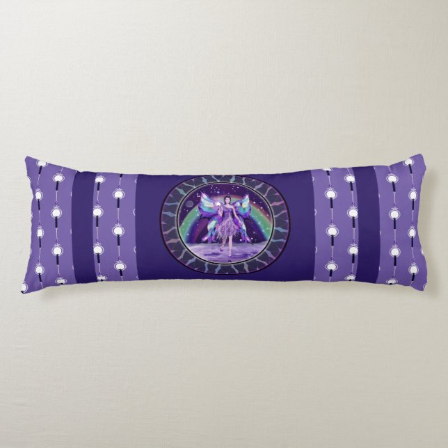 Purple Rain fairy Pillow Case (Front)