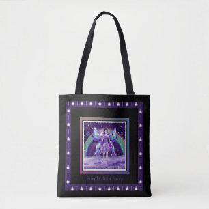 Purple rain Fairy Tote Bag