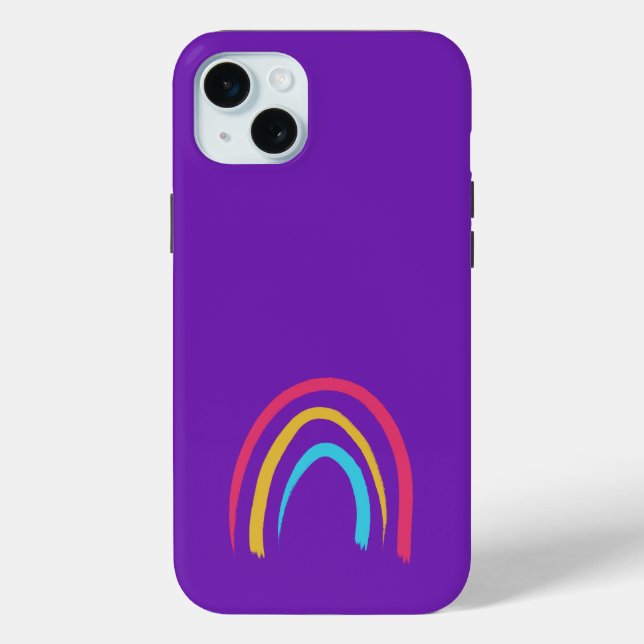 Purple Rainbow Case-Mate iPhone Case (Back)