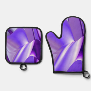 Purple Rainbow Dreams Oven Mitt & Pot Holder Set