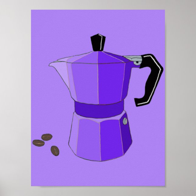 Purple Rainbow Espresso Poster (Front)