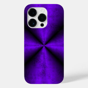 Purple Rainbow in Elephant Skin Leather Optik Case-Mate iPhone 14 Pro Case