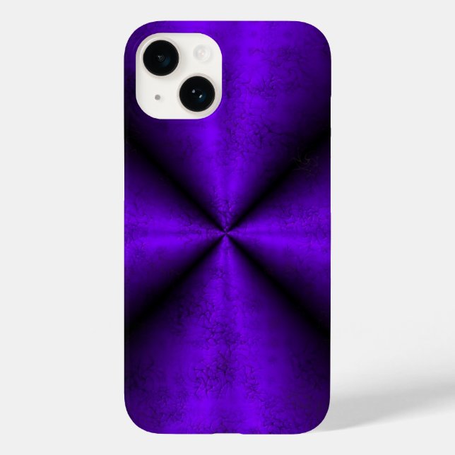 Purple Rainbow in Elephant Skin Leather Optik Case-Mate iPhone Case (Back)