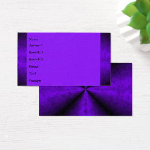Purple Rainbow in Leatheroptik Business Cards