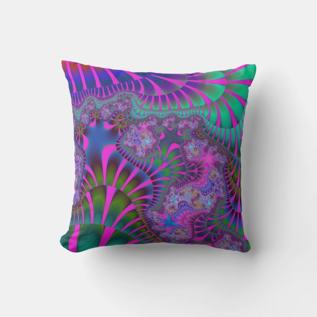 Purple Rainbow Melt Cushion (Front)