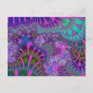 Purple Rainbow Melt Postcard