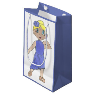 Purple Recital Costume Lyrical Dance Class Teacher Small Gift Bag