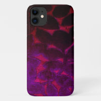 Purple Red Leaves iPhone 11 Case