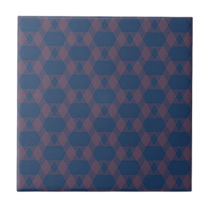 Purple, red, trendy, cool modern decorative art ceramic tile