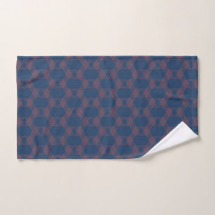 Purple, red, trendy, cool modern decorative art hand towel