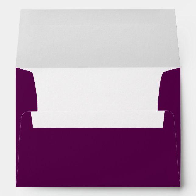 Purple Return Address Envelope (Back (Bottom))