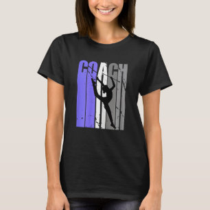 Purple Rhythmic Gymnastics Coach Instructor Teach T-Shirt