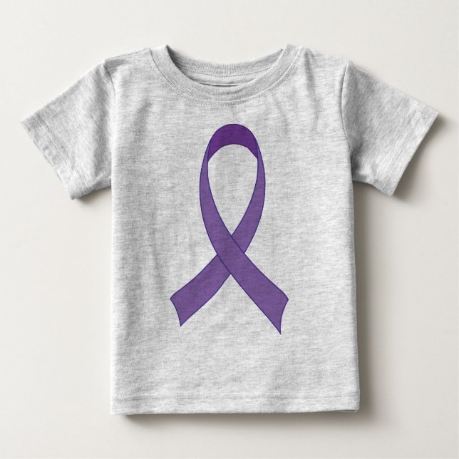 Purple Ribbon Awareness Tshirt Gift (Front)