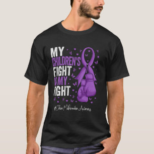 Purple Ribbon Children Chiari Malformation Awarene T-Shirt