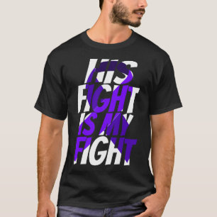 Purple Ribbon For Him Products Opioid Overdose Awa T-Shirt