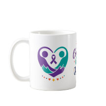 Purple Ribbon Mental Health Support Coffee