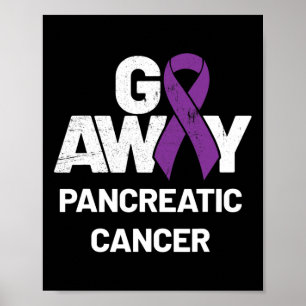 Purple Ribbon   National Pancreatic Cancer Awarene Poster