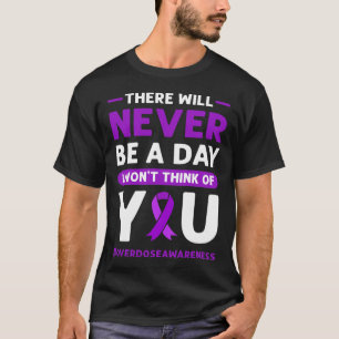 Purple Ribbon. Overdose Awareness 2 T-Shirt