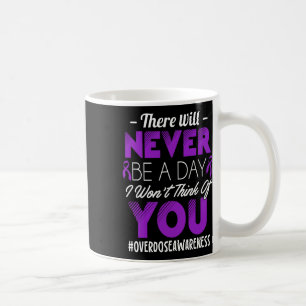Purple Ribbon - Overdose Awareness Coffee Mug