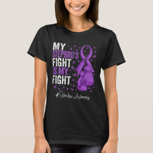 Purple Ribbon Stepbrother Overdose Awareness  T-Shirt