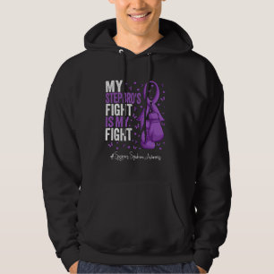 Purple Ribbon Stepbrother Sjogren's Syndrome Aware Hoodie