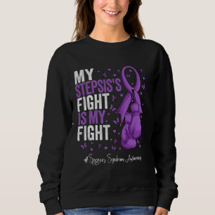 Purple Ribbon Stepsister Sjogren's Syndrome Awaren Sweatshirt