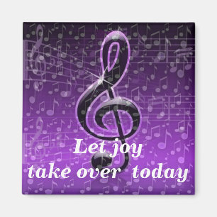 Purple Rocks!_ Magnet